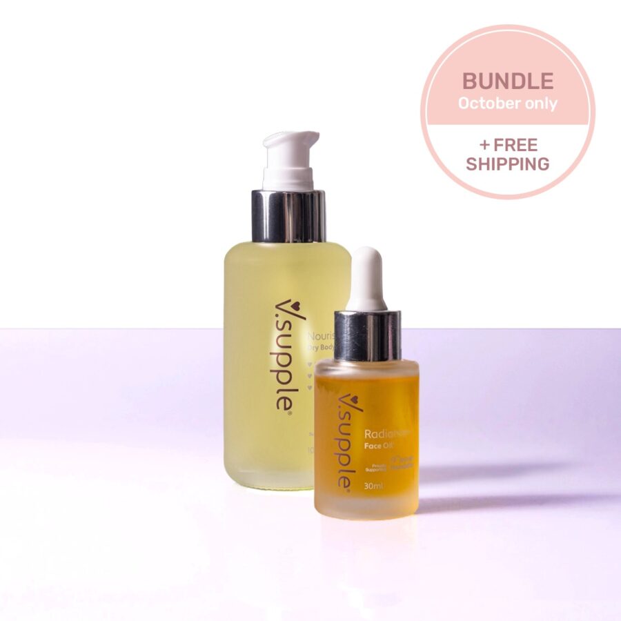 Botanical Face and Body Oil Set – Radiance+ & Nourish - October Bundle